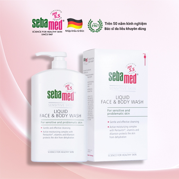 Sebamed Sensitive Liquid Face &amp; Body Wash 0