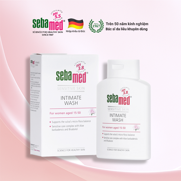 Dung dịch vệ sinh phụ nữ Sebamed pH3.8 0