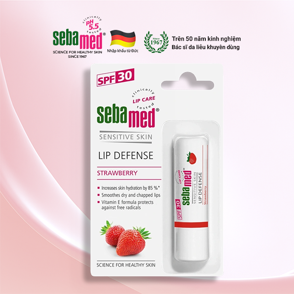 Sebamed Sensitive Skin Lip Defense Strawberry 0