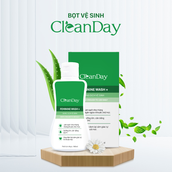 Dung dịch vệ sinh phụ nữ Cleanday