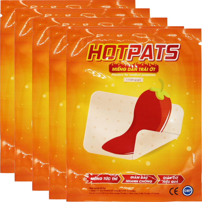 Miếng dán trái ớt Hotpats 0
